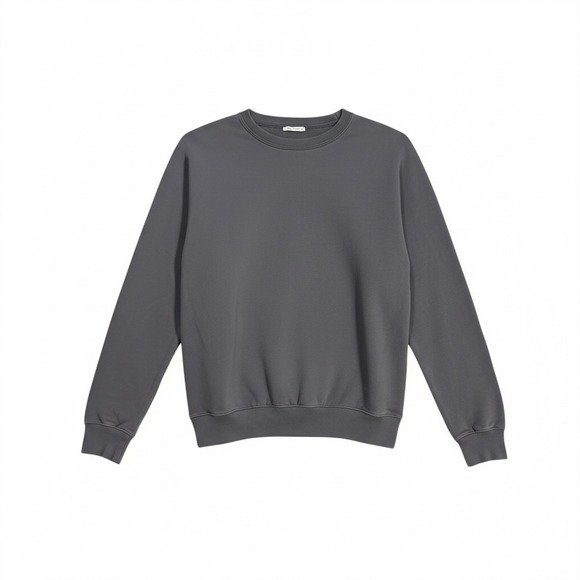 ISTO Mens Crewneck Sweatshirt XL Grey Blue Long Sleeve Minimalist